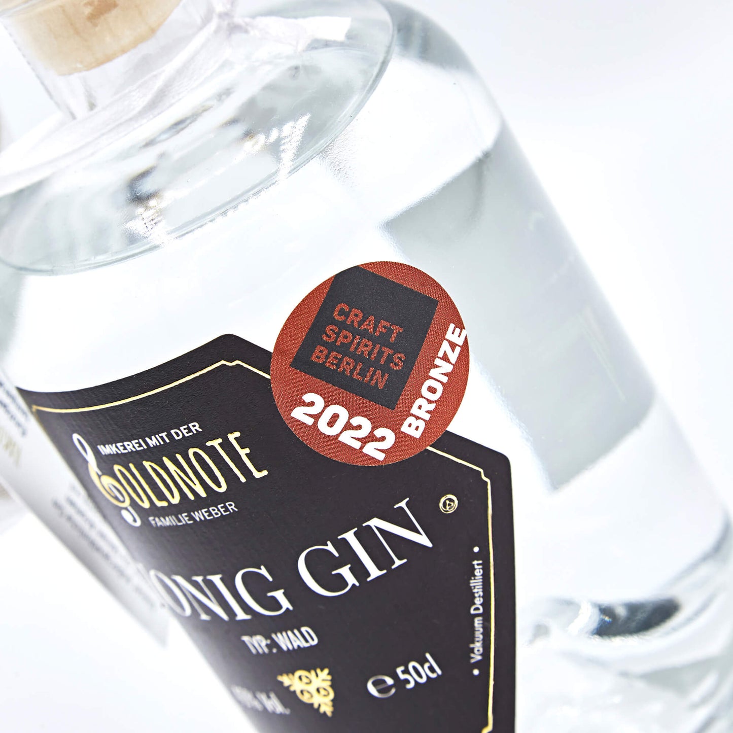 Honig Gin – Typ: Wald (BRONZE bei den Craft Spirits Berlin Awards 2022)