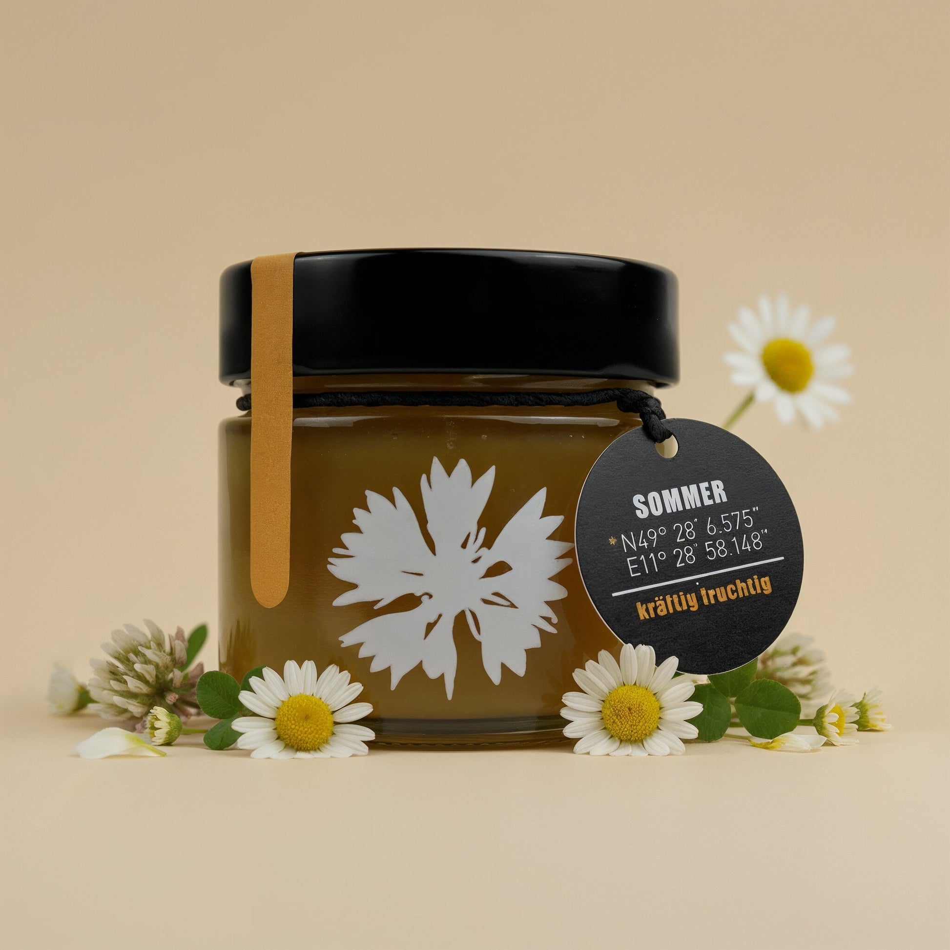 Bio Sommerblütenhonig der Honigwanderer, kräftig fruchtig, aus bunten Sommerwiesen und Wildblüten