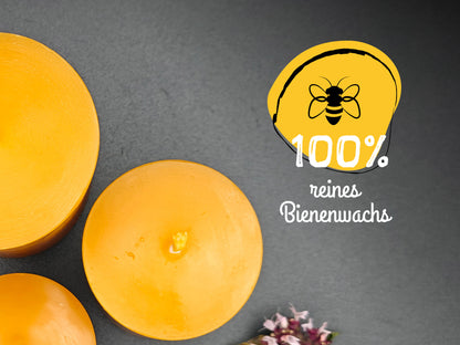 Bienenwachskerze – Stumpenkerze