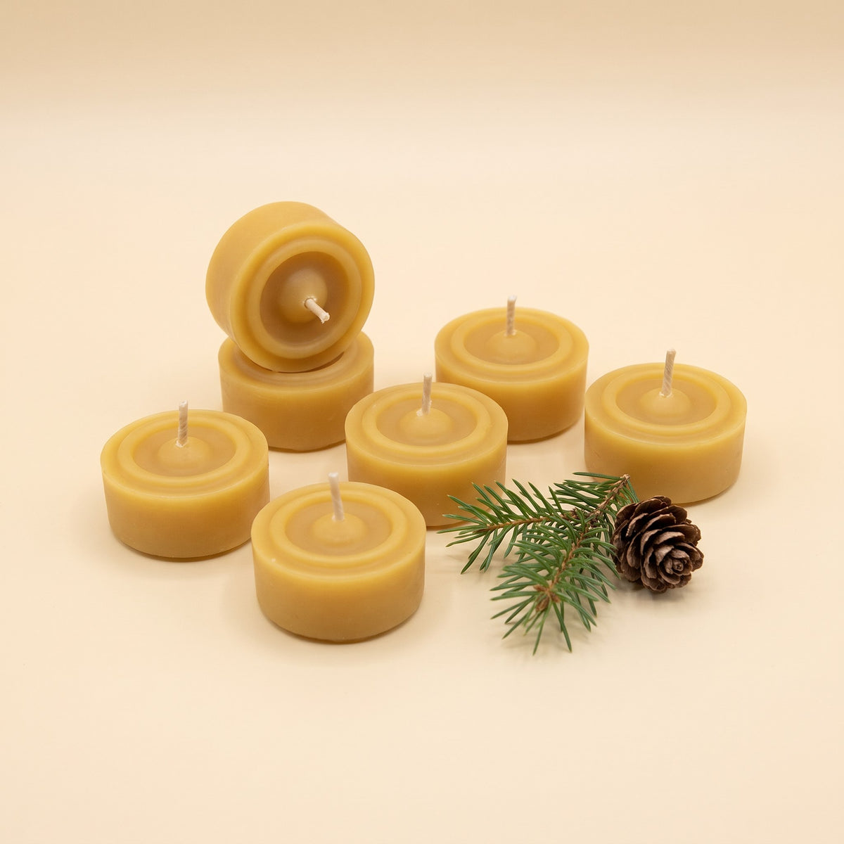 Bienenwachs Teelichter 20er Set