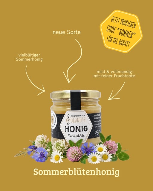 Neue Sorte: Sommerblütenhonig
