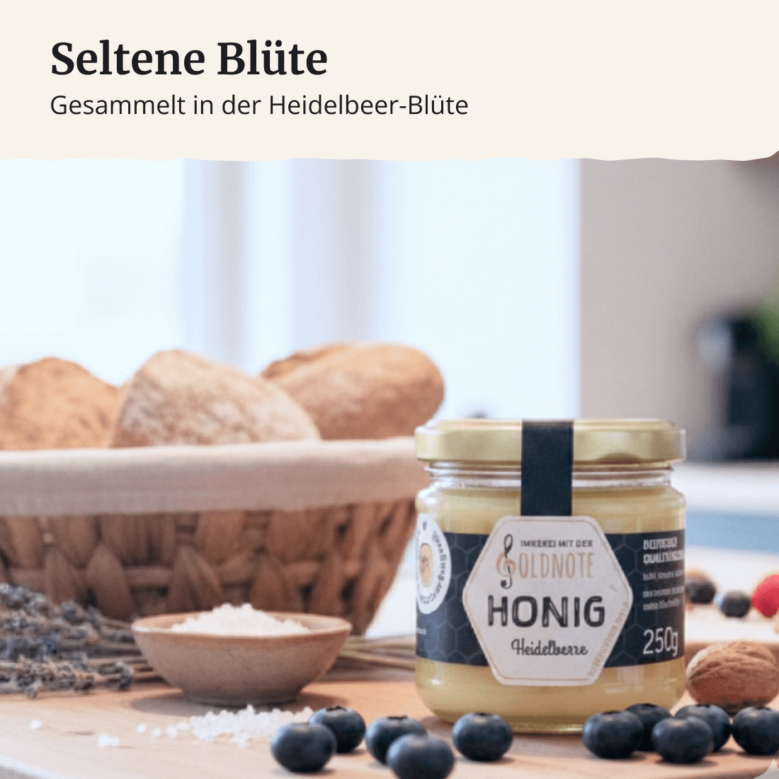 Heidelbeerhonig zum Frühstück – herb-aromatisch, Imkerei mit der Goldnote, Bayerischer Wald