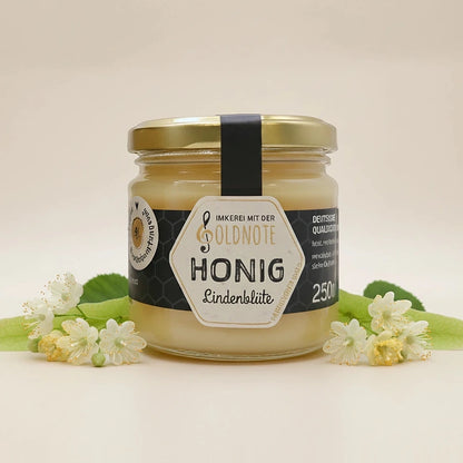 Lindenblütenhonig und weitere Honigsorten der Imkerei mit der Goldnote