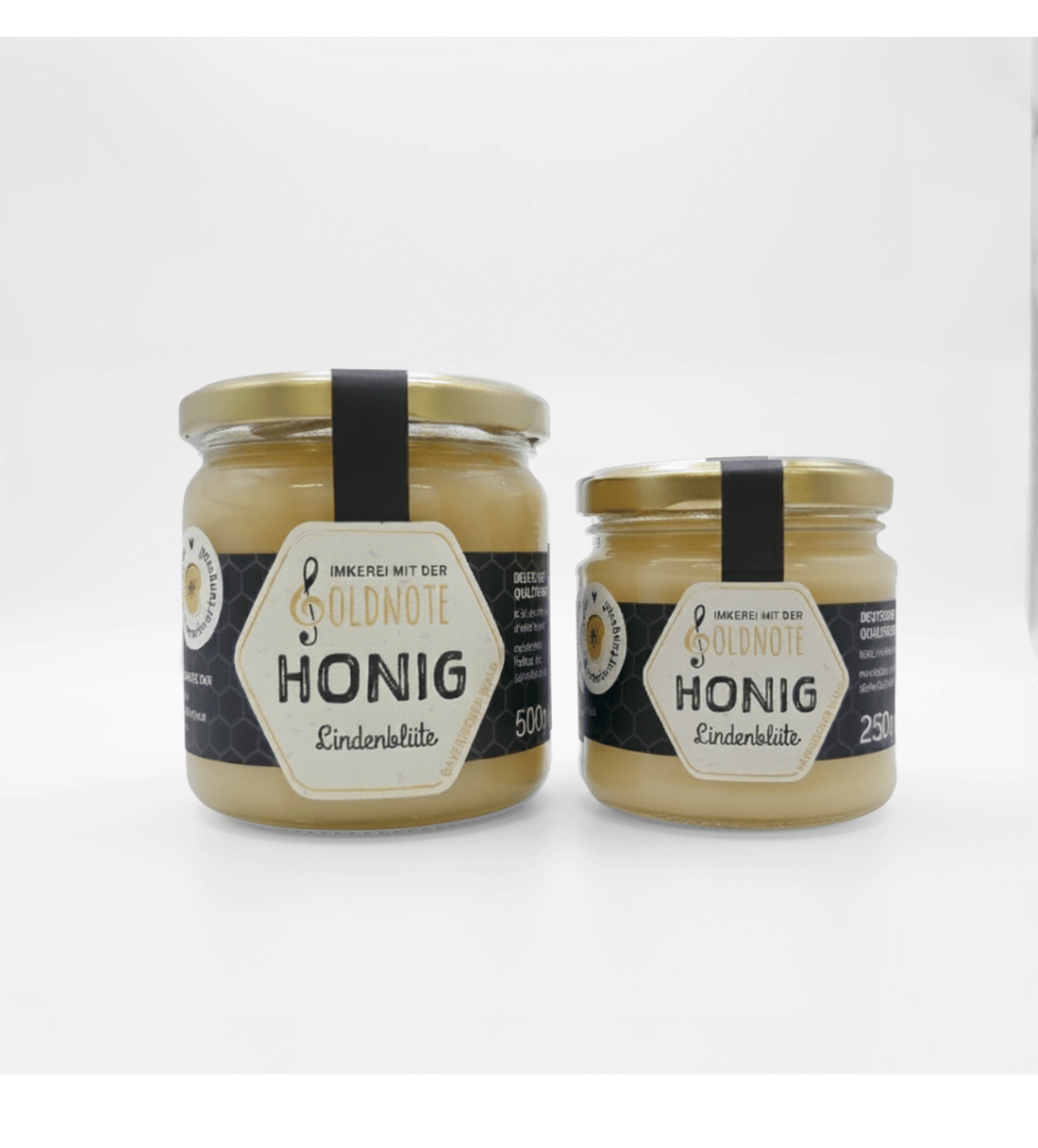 Lindenblütenhonig im Glas – minzig-frisch und aromatisch, Imkerei mit der Goldnote