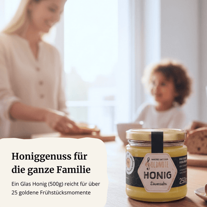 Honiggenuss für die Familie – Löwenzahnhonig von der Imkerei mit der Goldnote