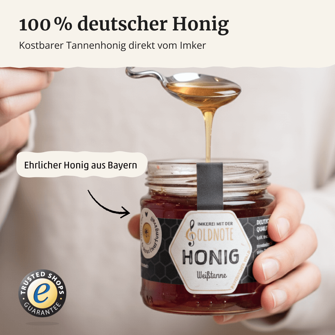 Weißtannenhonig und weitere Honigsorten der Imkerei mit der Goldnote – bayerische Spezialitäten